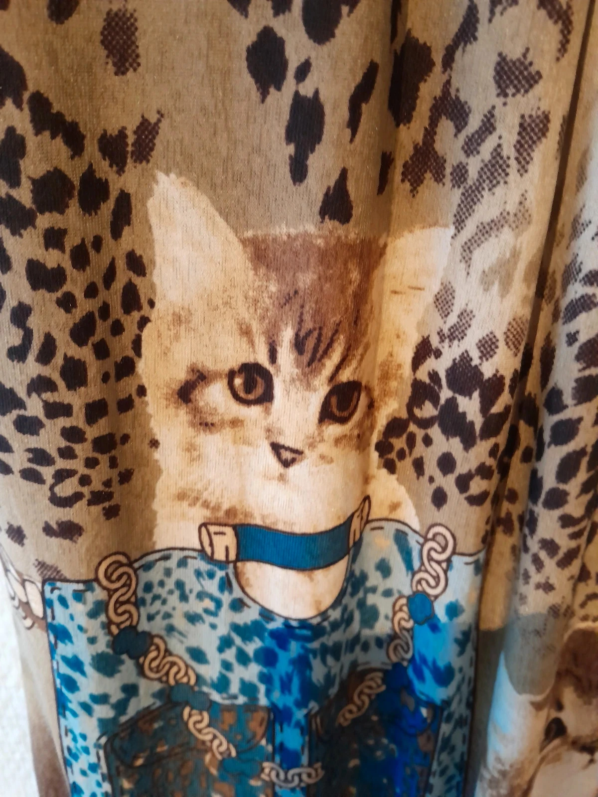 Vestido gatinhos, meio comprimento, tamanho 38 – photo 9